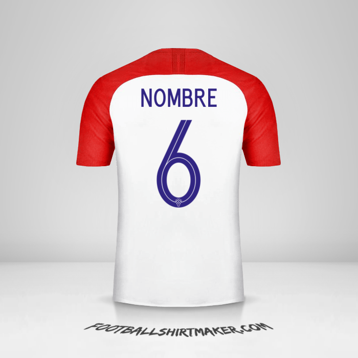 Jersey Croacia 2018 -  nombre - 6