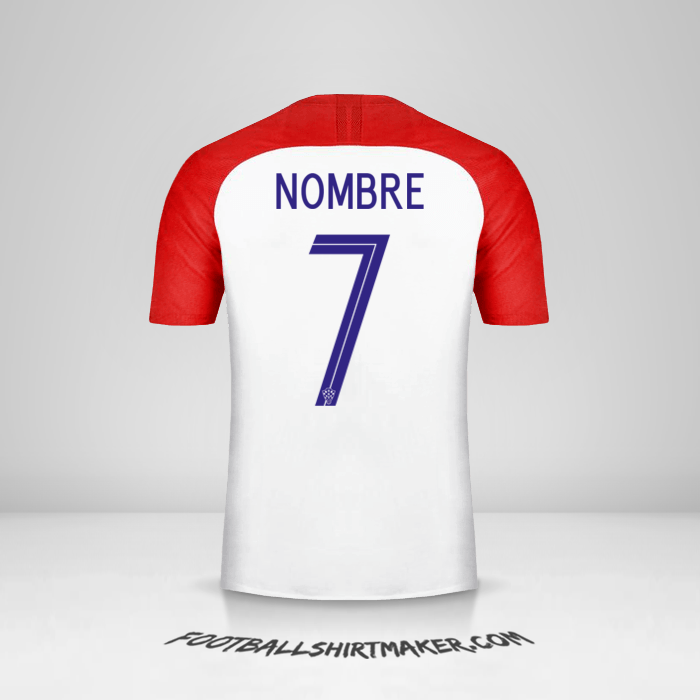 Jersey Croacia 2018 -  nombre - 7