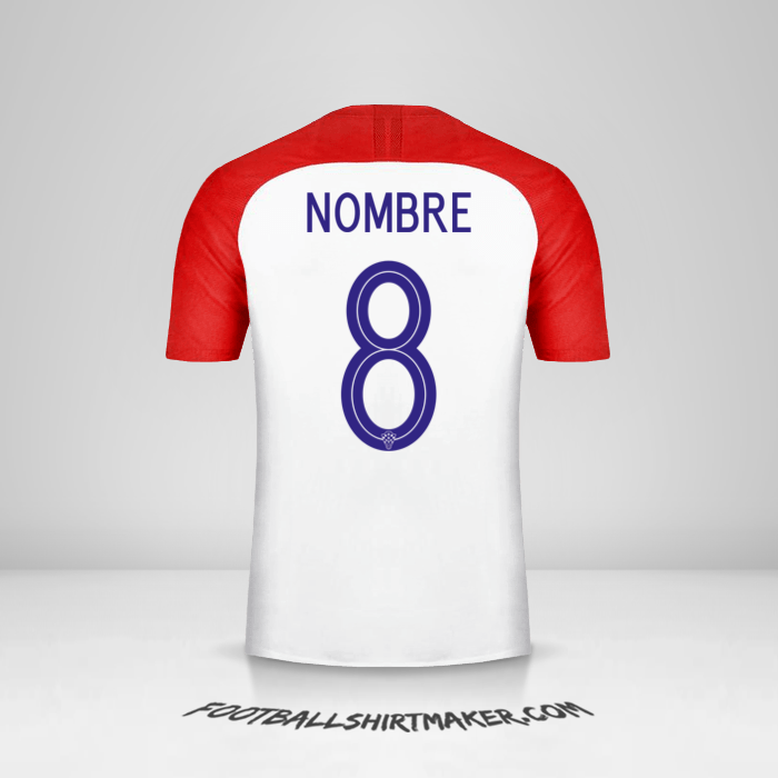 Jersey Croacia 2018 -  nombre - 8