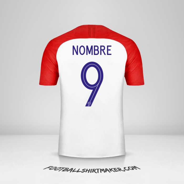 Jersey Croacia 2018 -  nombre - 9