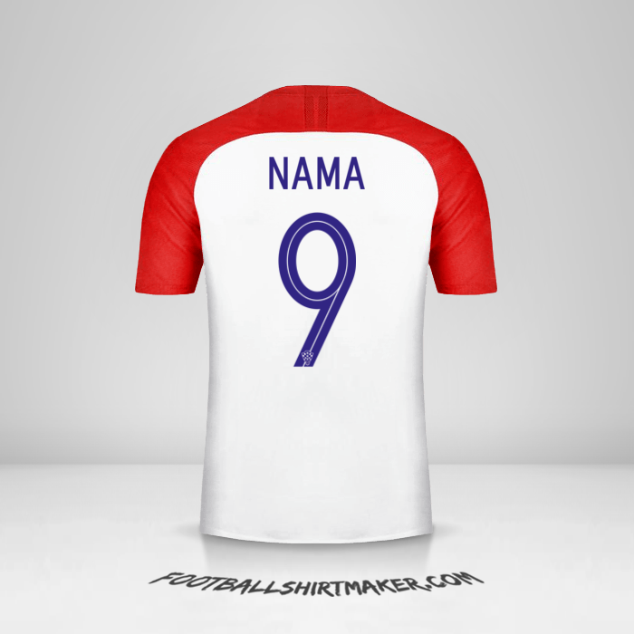 Jersey Kroasia 2018 -  nama - 9