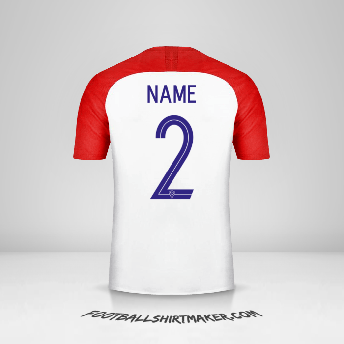 Shirt Croatia 2018 -  name - 2