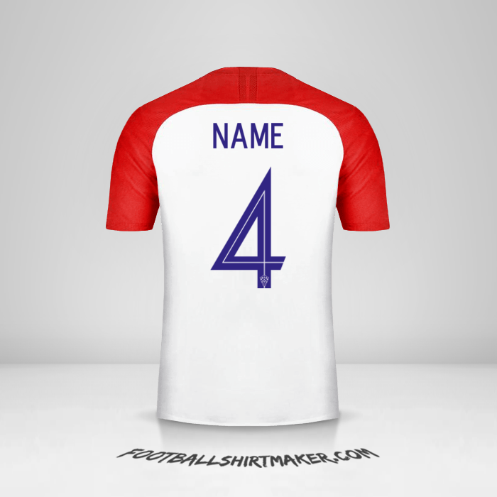 Shirt Croatia 2018 -  name - 4