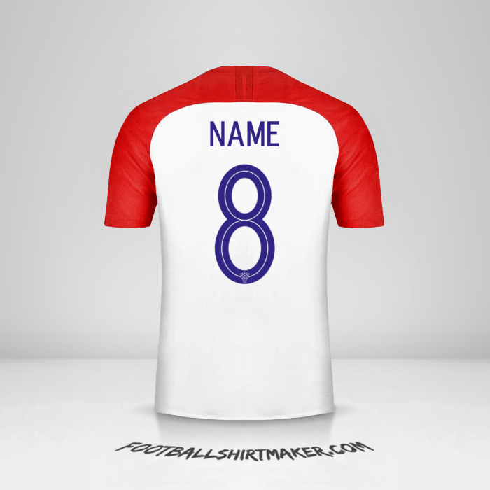 Shirt Croatia 2018 -  name - 8