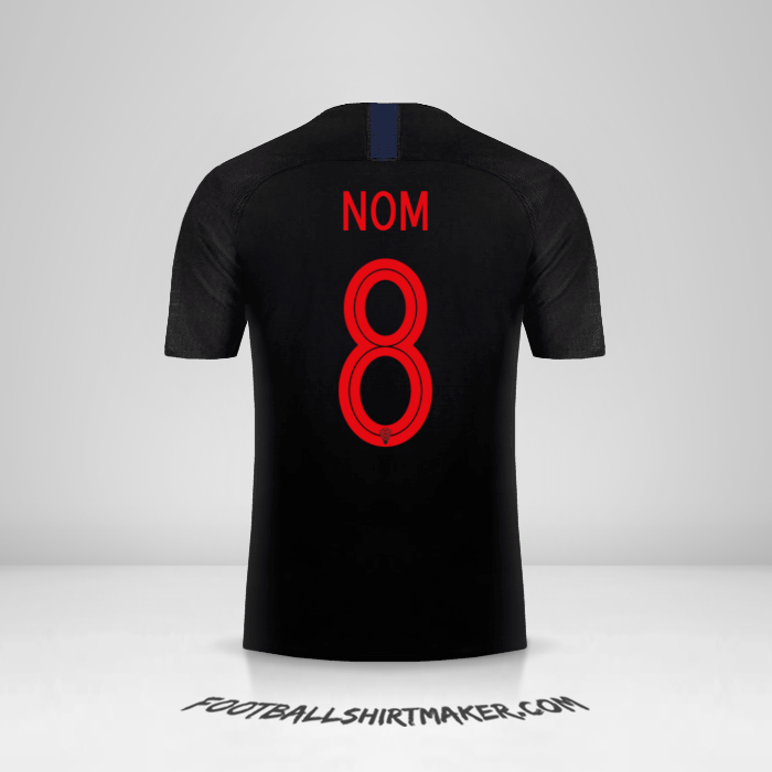Maillot Croatie 2018 Extérieur -  nom - 8