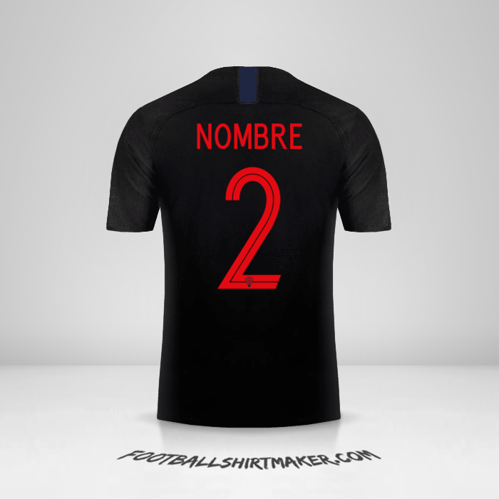 Jersey Croacia 2018 Visita -  nombre - 2