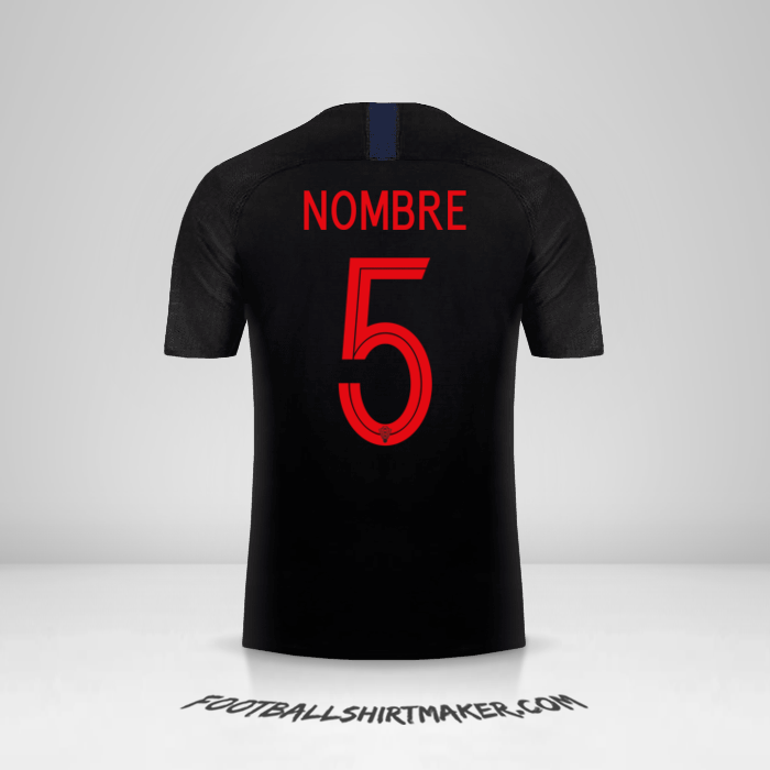 Jersey Croacia 2018 Visita -  nombre - 5