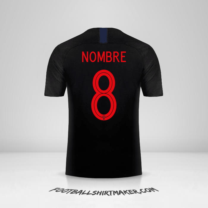 Jersey Croacia 2018 Visita -  nombre - 8