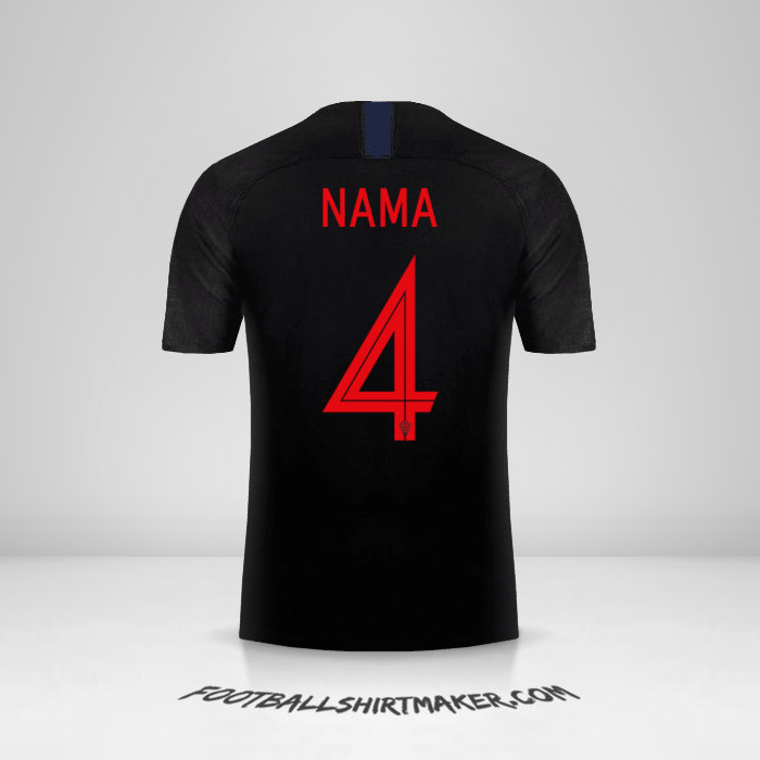 Jersey Kroasia 2018 Alternatif -  nama - 4