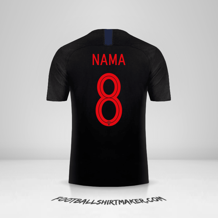 Jersey Kroasia 2018 Alternatif -  nama - 8