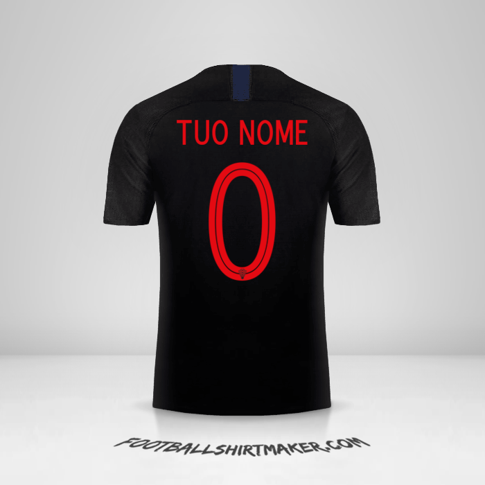 Maglia Croazia 2018 II -  tuo nome - 0
