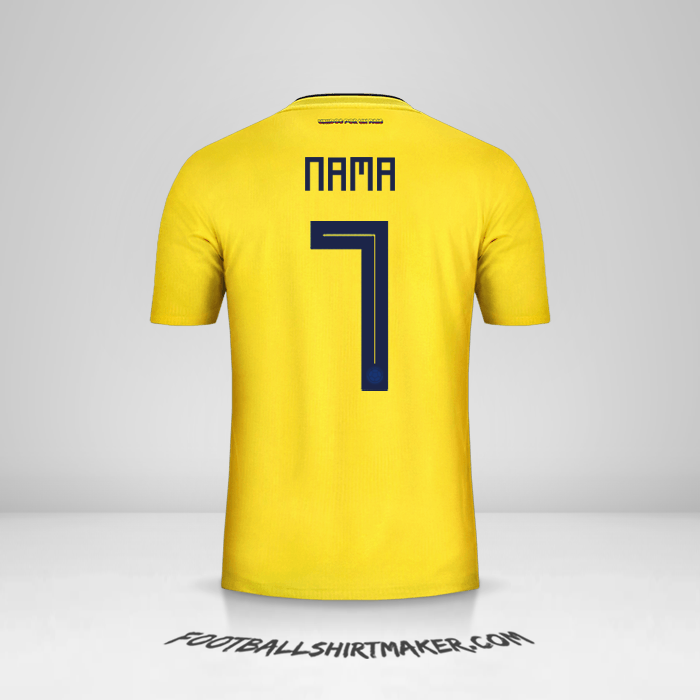 Jersey Kolombia 2018 -  nama - 7
