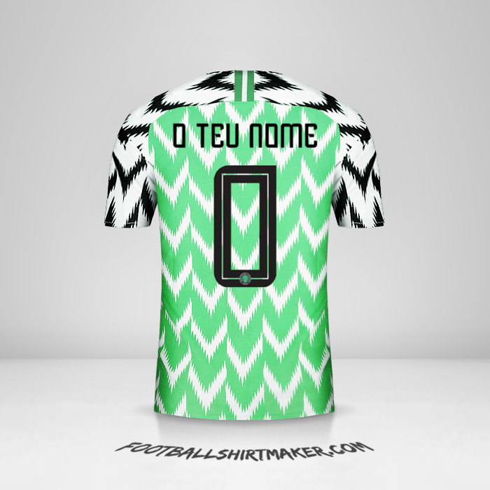 Camisola Nigéria 2018 -  o teu nome - 0