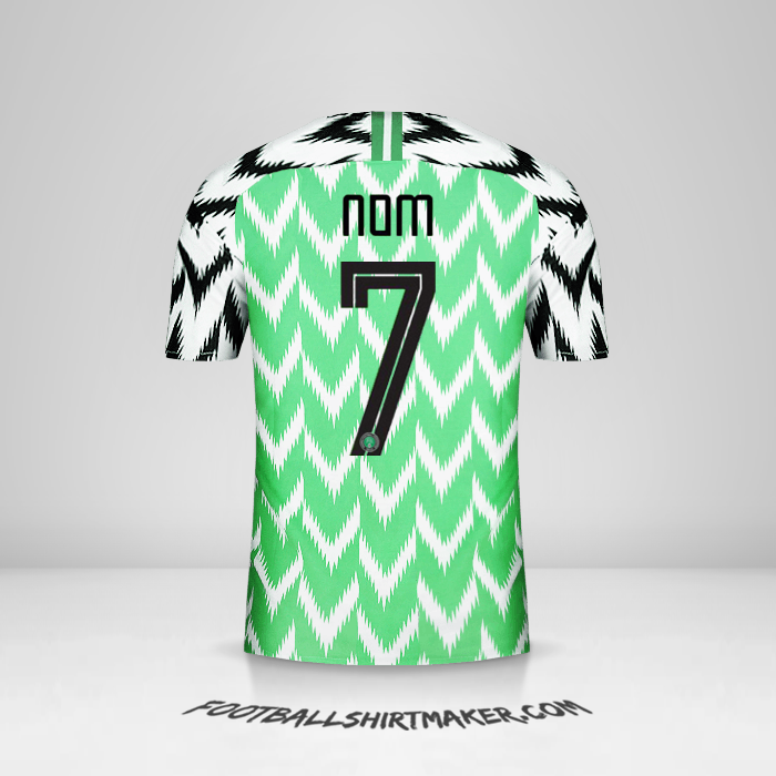 Maillot Nigéria 2018 -  nom - 7