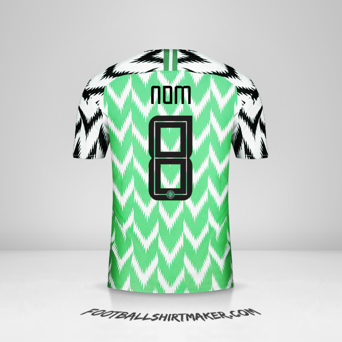 Maillot Nigéria 2018 -  nom - 8