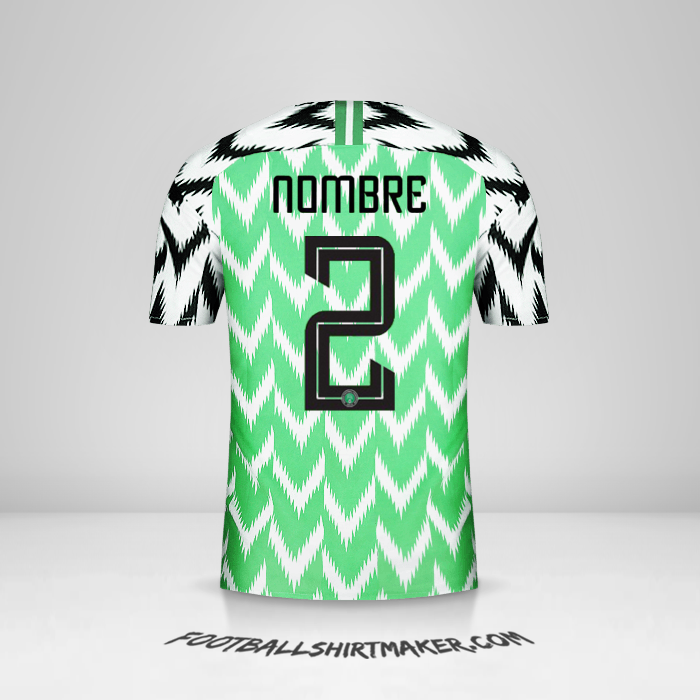 Jersey Nigeria 2018 -  nombre - 2
