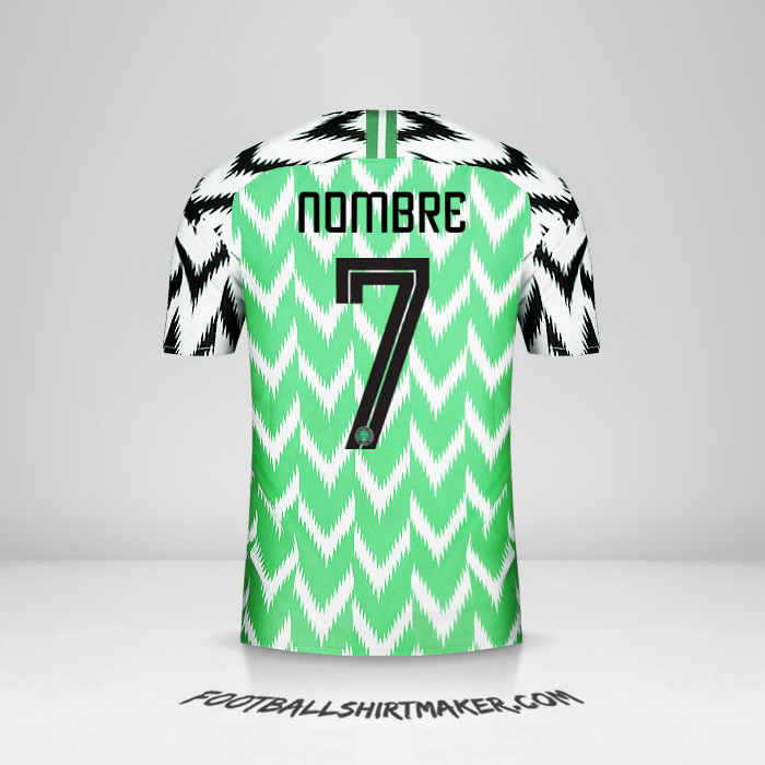 Jersey Nigeria 2018 -  nombre - 7