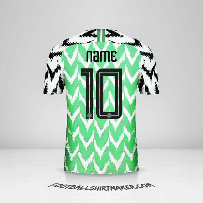 Shirt Nigeria 2018 -  name - 10