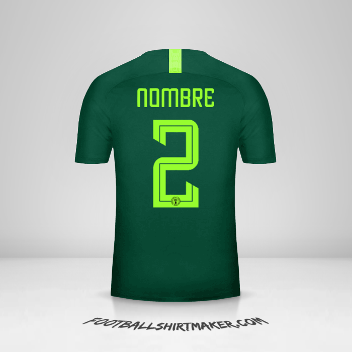 Jersey Nigeria 2018 Visita -  nombre - 2