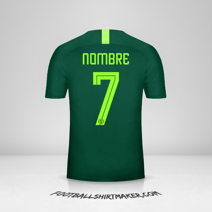 Jersey Nigeria 2018 Visita -  nombre - 7