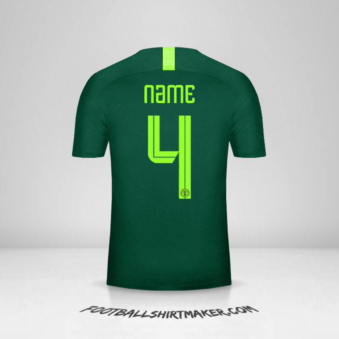Shirt Nigeria 2018 Away -  name - 4