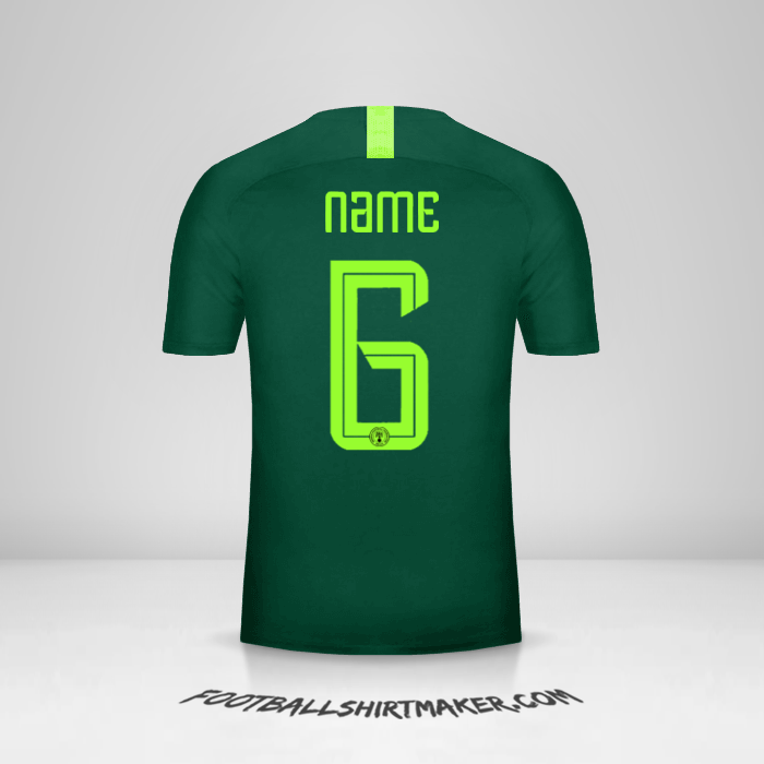 Trikot Nigeria 2018 Auswärts -  name - 6