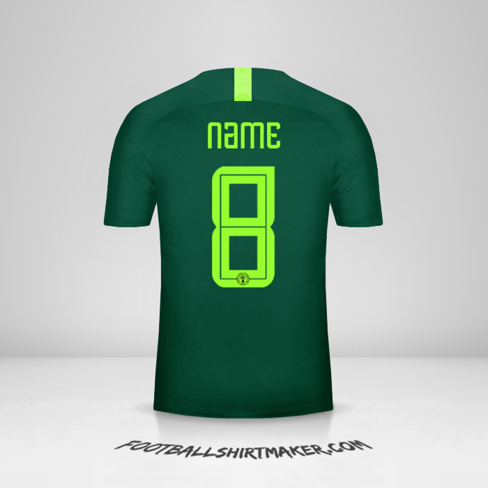 Trikot Nigeria 2018 Auswärts -  name - 8