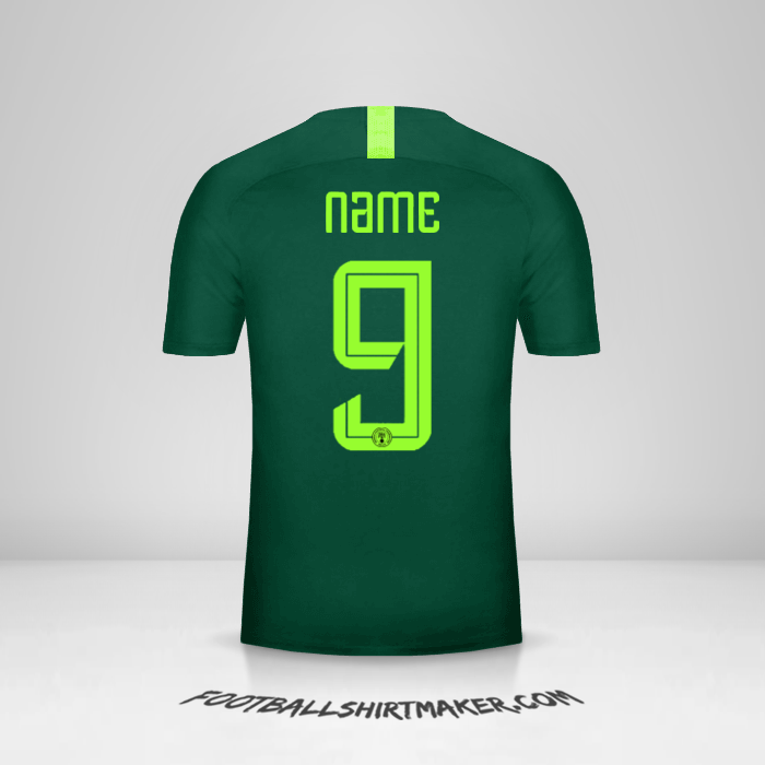 Jersey Nigeria 2018 Away -  name - 9