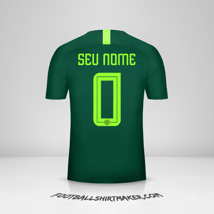 Camisa Nigéria 2018 II -  seu nome - 0