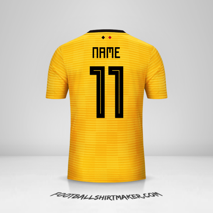 Trikot Belgien 2018 Auswärts -  name - 11