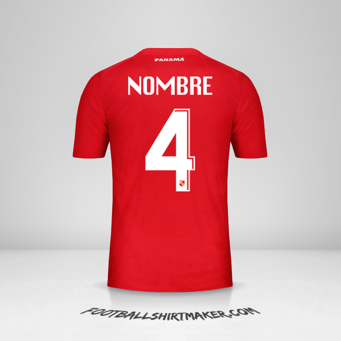 Jersey Panama 2018 -  nombre - 4