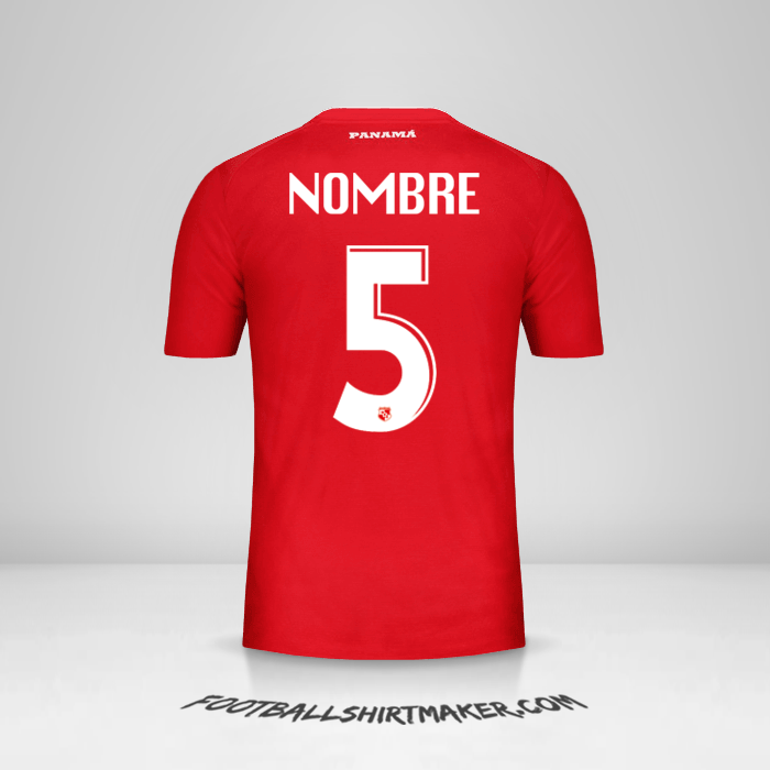 Jersey Panama 2018 -  nombre - 5