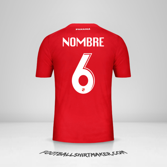 Jersey Panama 2018 -  nombre - 6