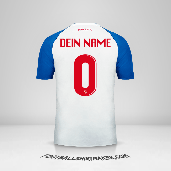 Trikot Panama 2018 II -  dein name - 0