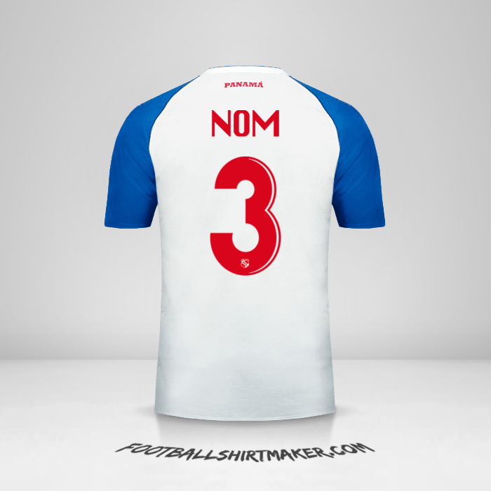 Maillot Panama 2018 Extérieur -  nom - 3