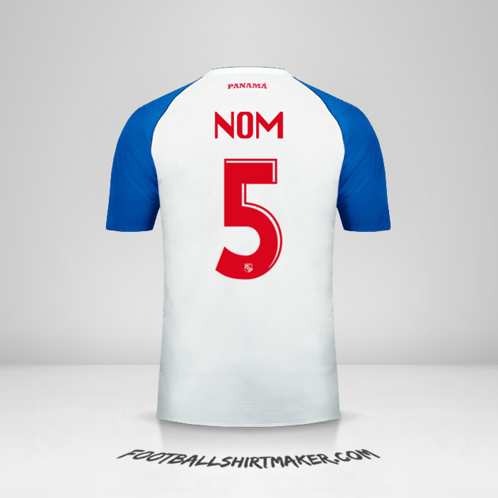 Maillot Panama 2018 Extérieur -  nom - 5