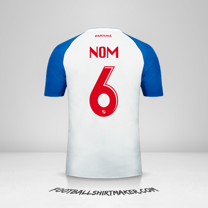 Maillot Panama 2018 Extérieur -  nom - 6