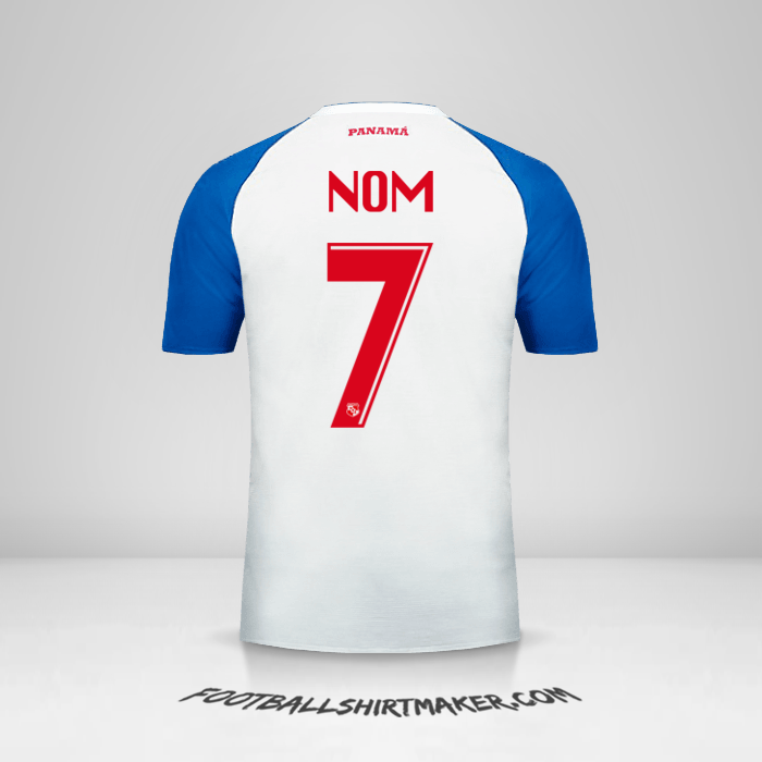 Maillot Panama 2018 Extérieur -  nom - 7