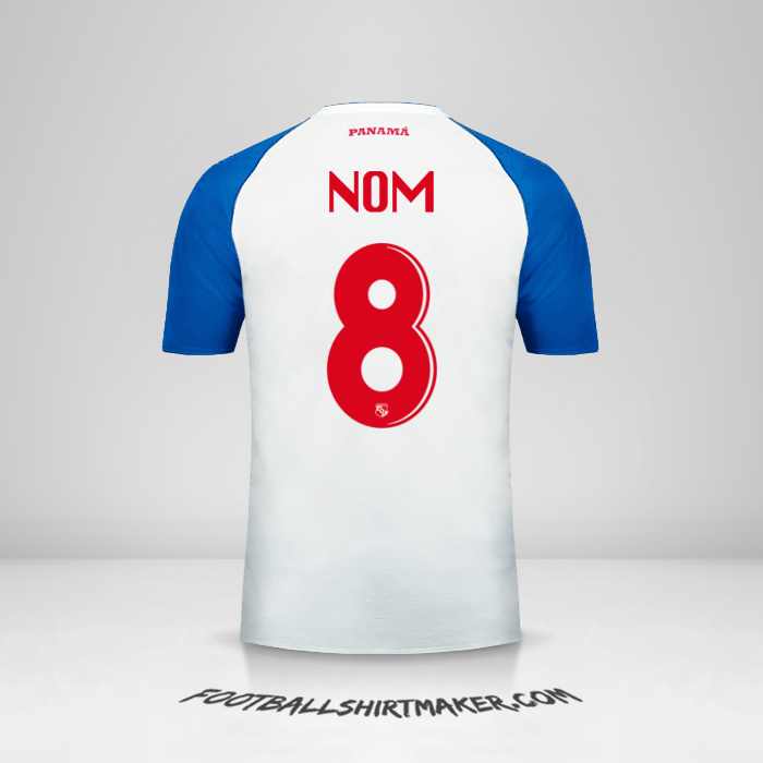 Maillot Panama 2018 Extérieur -  nom - 8