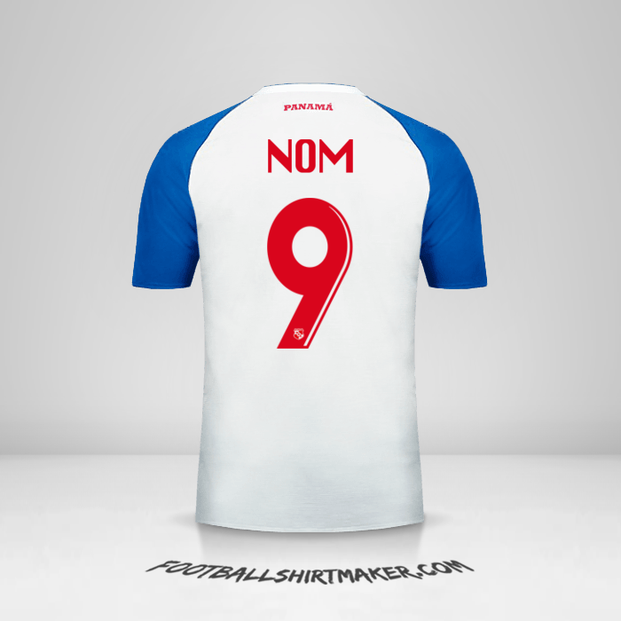 Maillot Panama 2018 Extérieur -  nom - 9