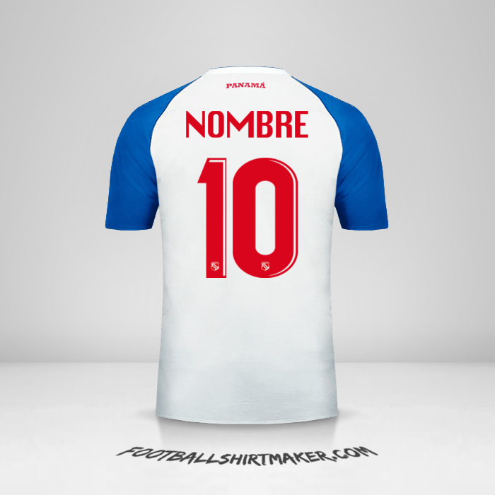 Jersey Panama 2018 Visita -  nombre - 10
