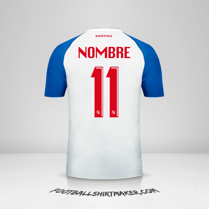 Jersey Panama 2018 Visita -  nombre - 11