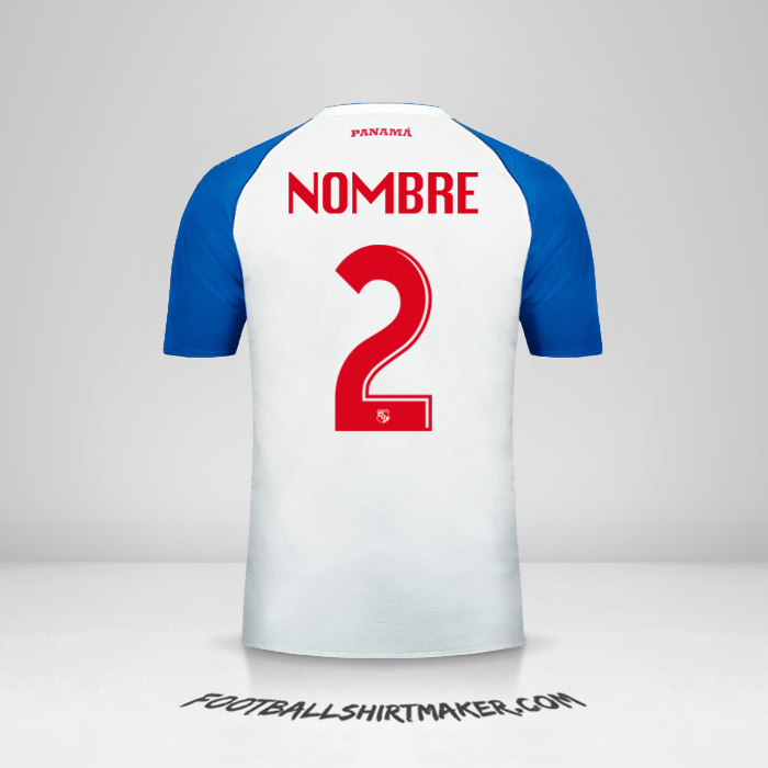 Jersey Panama 2018 Visita -  nombre - 2