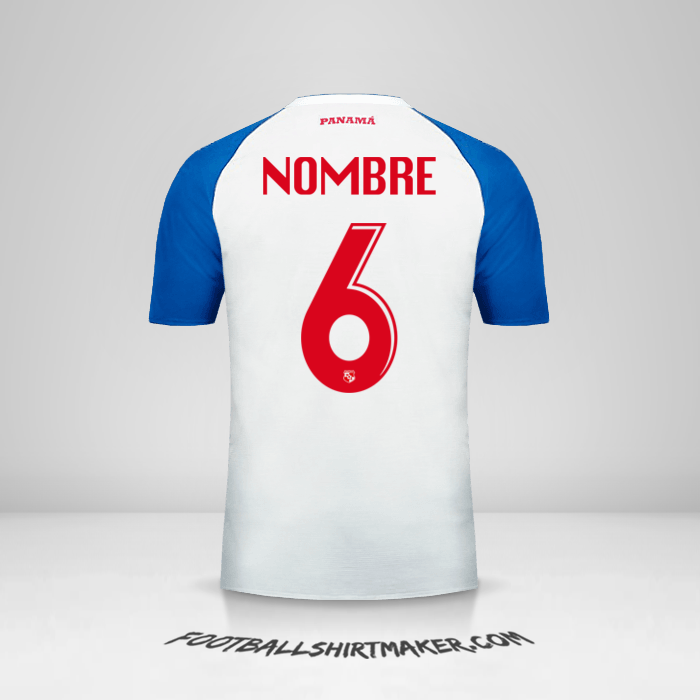 Camiseta Panama 2018 Visita -  nombre - 6