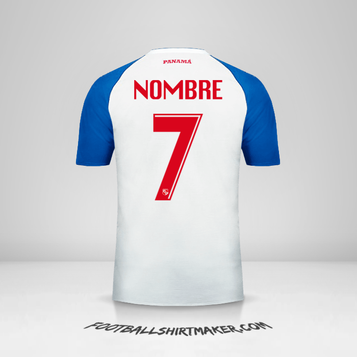 Camiseta Panama 2018 Visita -  nombre - 7