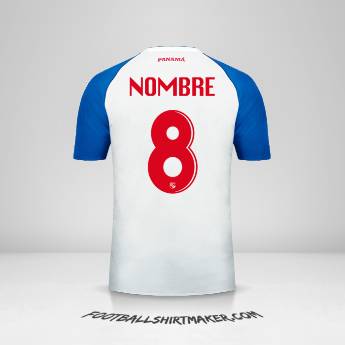 Jersey Panama 2018 Visita -  nombre - 8