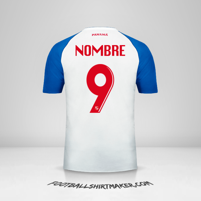 Camiseta Panama 2018 Visita -  nombre - 9