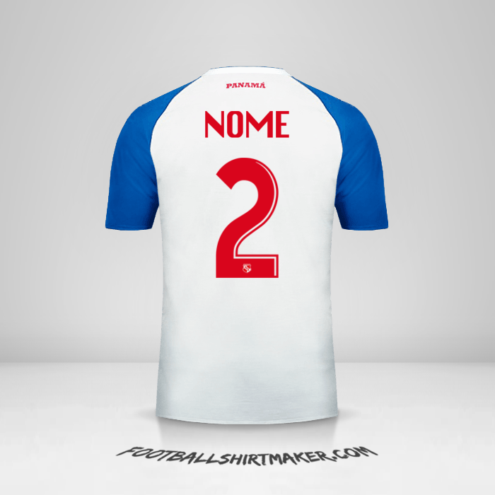 Camisa Panamá 2018 Alternativa -  nome - 2