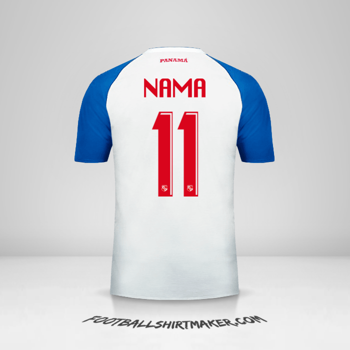 Jersey Panama 2018 Alternatif -  nama - 11