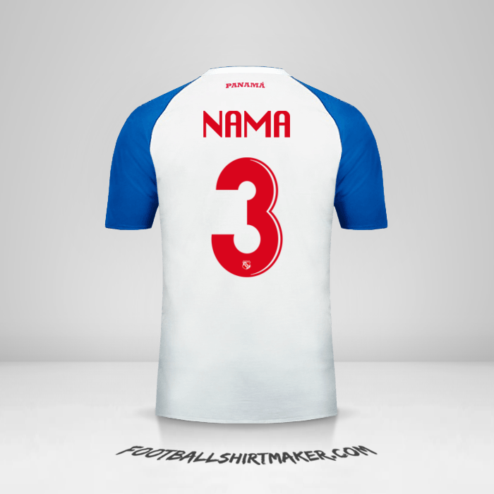 Jersey Panama 2018 Alternatif -  nama - 3